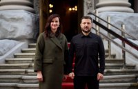 Зеленський обговорив із Прем’єр-міністеркою Литви спільне виробництво зброї та оборонну допомогу