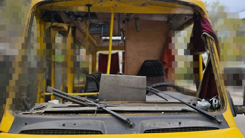Росіяни атакували маршрутку