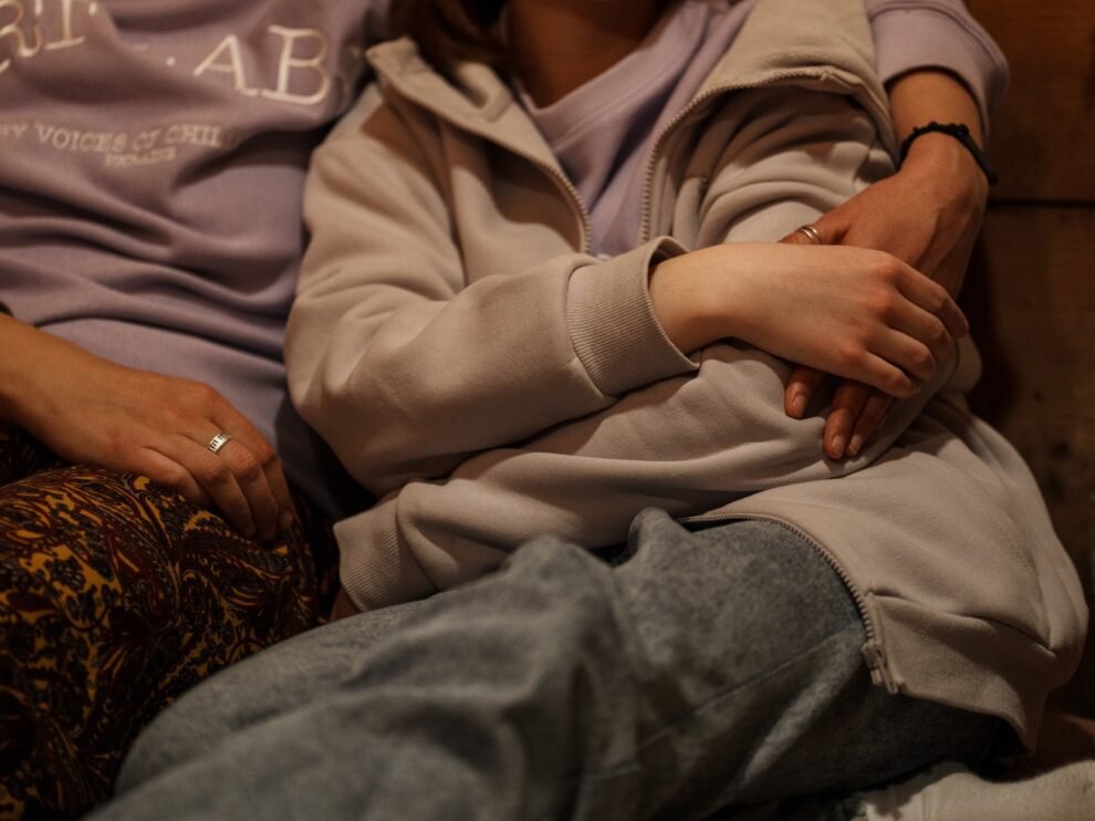 Під час мистецьких курсів фонду 'Голоси дітей'.