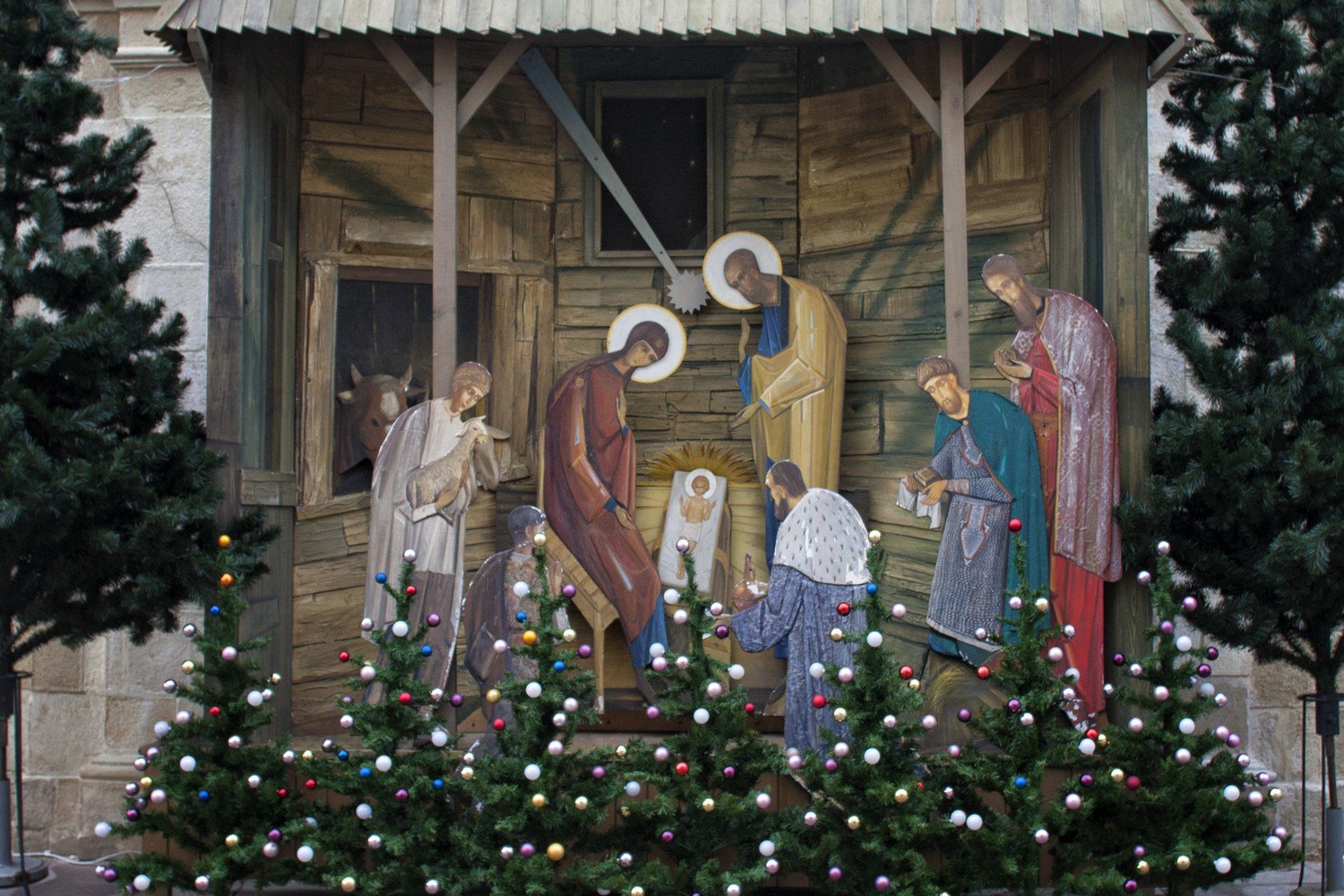  Різдвяна шопка в соборі Святого Юра у Львові.