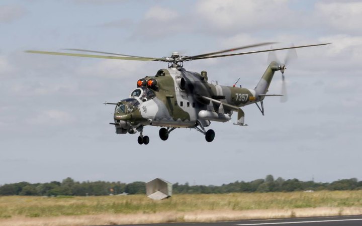 ЗСУ збили ворожий гелікоптер Мі-24
