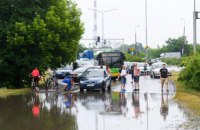 По Польше пронесся мощный ураган с ливнем