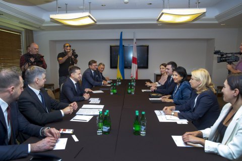 Президенты Украины и Грузии договорились об обмене визитами