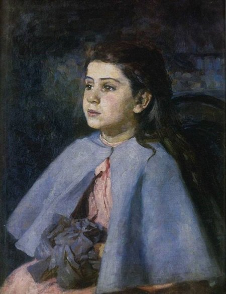 Дівчинка в блакитній пелеринці. 1888