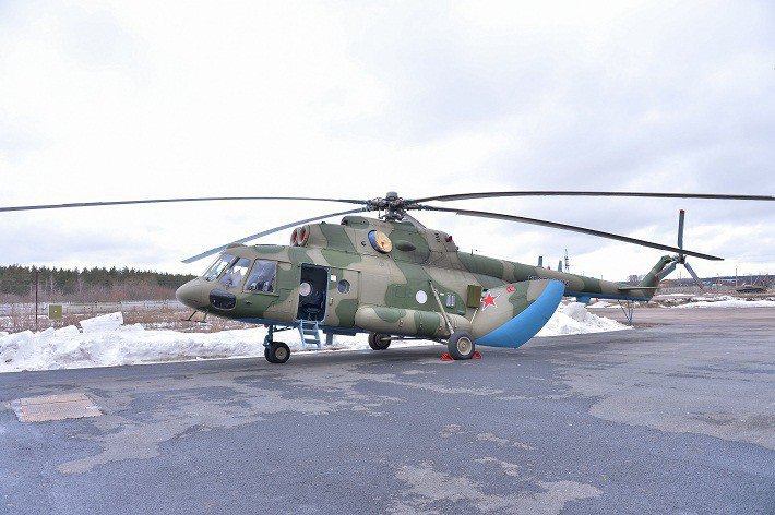 вертоліт Мі-8 МТПР-1 зі станцією «Ричаг-АВ»