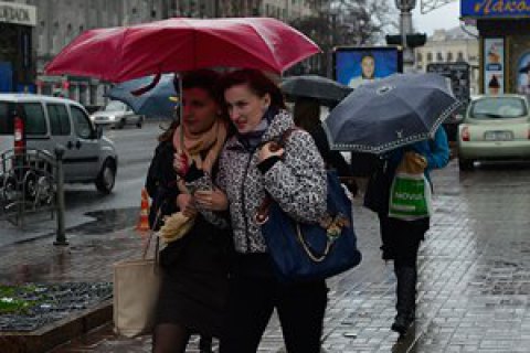 Завтра в Киеве дождь, до +8