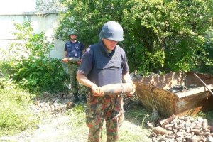 На Днепропетровщине обезвредили 628 снарядов времен ВОВ