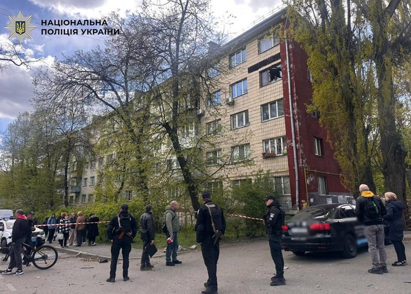 Київ, наслідки атаки "шахедів"