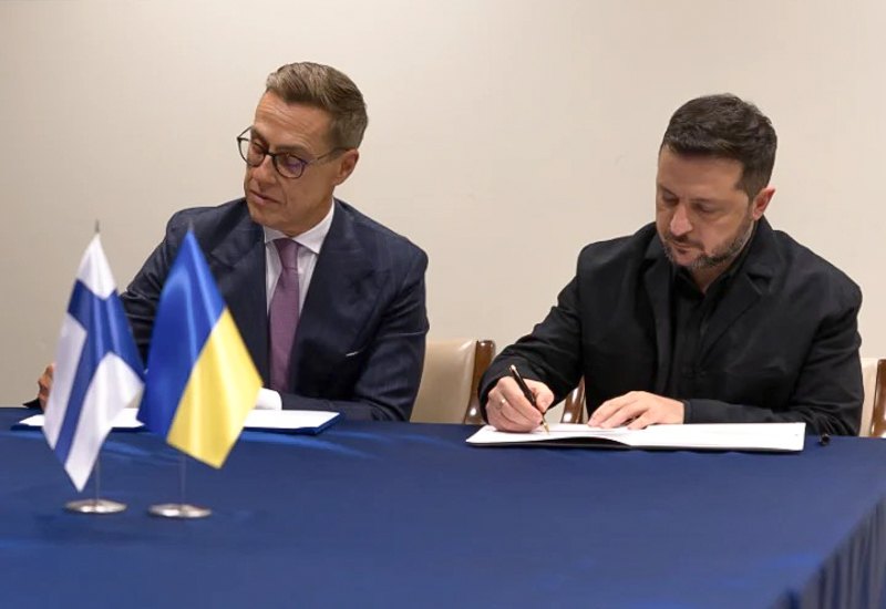 23 вересня 2026 року в Нью-Йорку президент України Володимир Зеленський і президент Фінляндії Александр Стубб підписали Угоду про посилене співробітництво у сфері оборони та безпеки