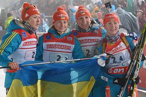 Украинские биатлонистки повторили рекорд 14-летней давности