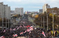 МВД Беларуси заявило о 280 задержанных во время воскресных протестов