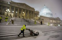 На восточное побережье  США обрушилась снежная буря