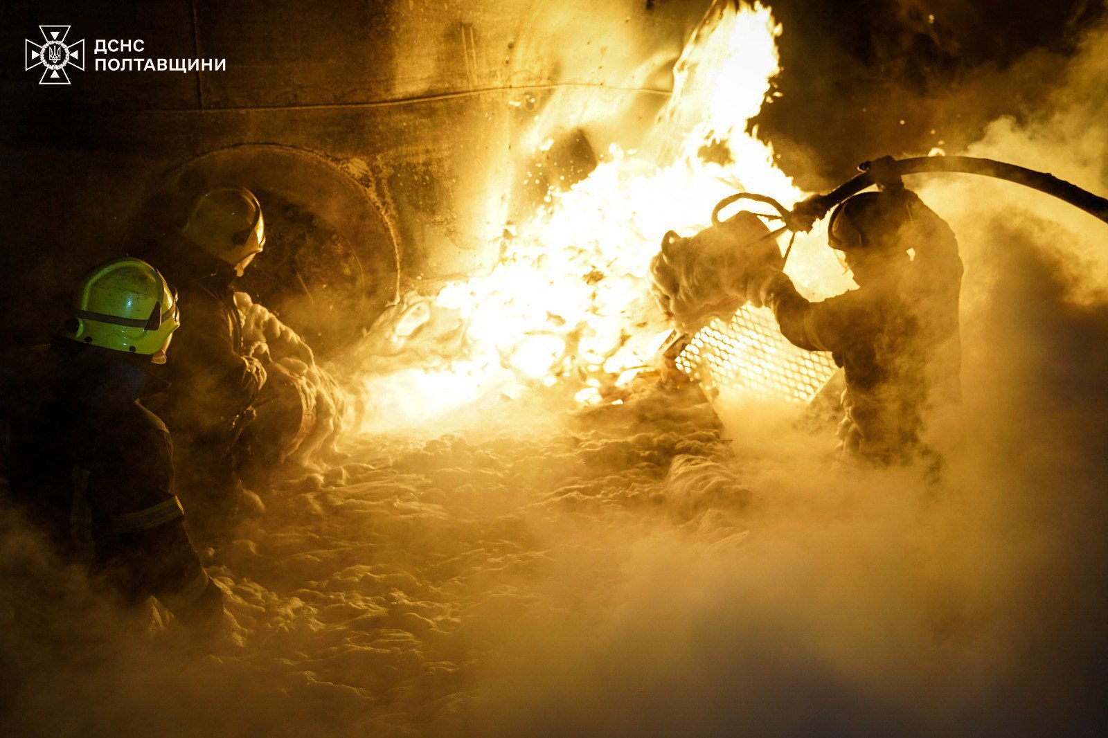 Ліквідація наслідків обстрілу на Полтавщині