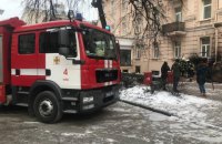 В Киеве занялся пожар на кухне кафе