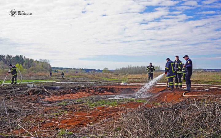На Київщині почались загорання торфу в екосистемах