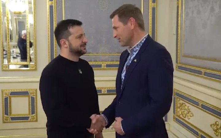 Зеленський зустрівся із міністром оборони Естонії