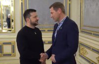 Зеленський зустрівся із міністром оборони Естонії