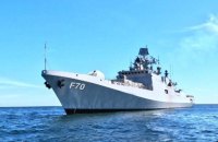 Росія добудувала перший з двох фрегатів для ВМС Індії. Індійський міністр оборони назвав це "важливою віхою" у відносинах