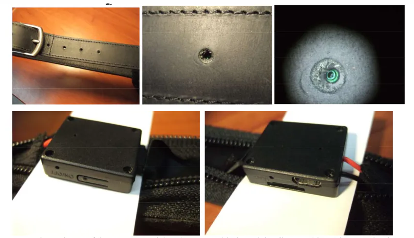 Вилучене мережеве обладнання та шпигунський пояс