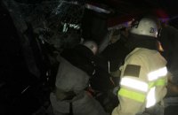 У зіткненні з автобусом у Миколаївській області загинули чоловік і двоє дітей