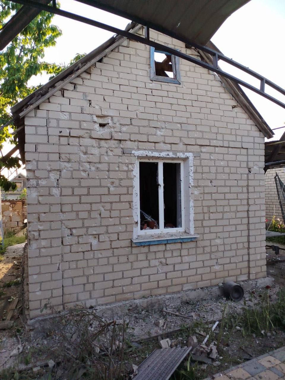 Наслідки російського обстрілу Білозерки на Херсонщині 5 травня 2025 року