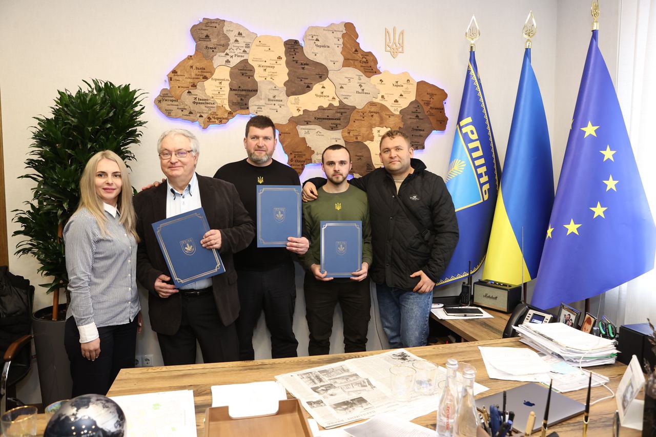 Ірпінська міська рада підписала Меморандум з чеською компанією AKM Group Cz та громадською організацією Ветеранська родина
