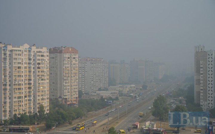 Зранку у Києві зафіксували високий рівень забрудненості повітря