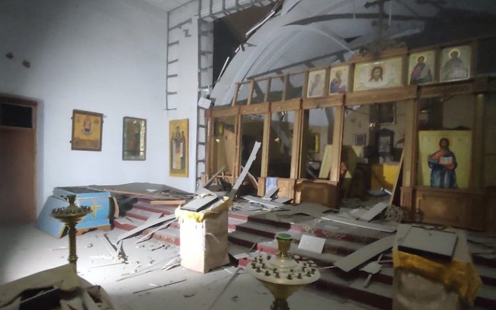 Унаслідок нічних ударів по Дніпропетровській області пошкоджена церква 