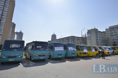 КМДА: 40% маршрутних таксі в столиці працюють незаконно