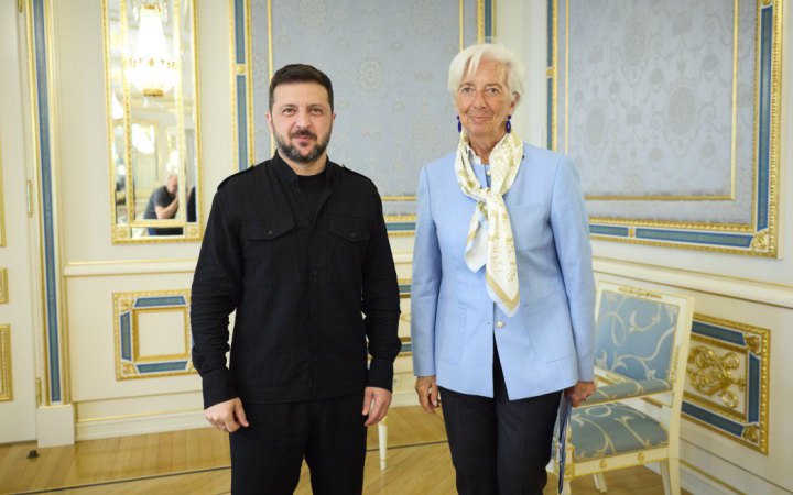 В Україну прибула президентка Європейського центрального банку