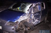 ДТП в Киеве: водитель  Volkswagen протаранил грузовик на встречке и уехал на попутке