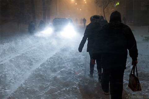 В Киеве во второй половине дня ожидается сильный снегопад