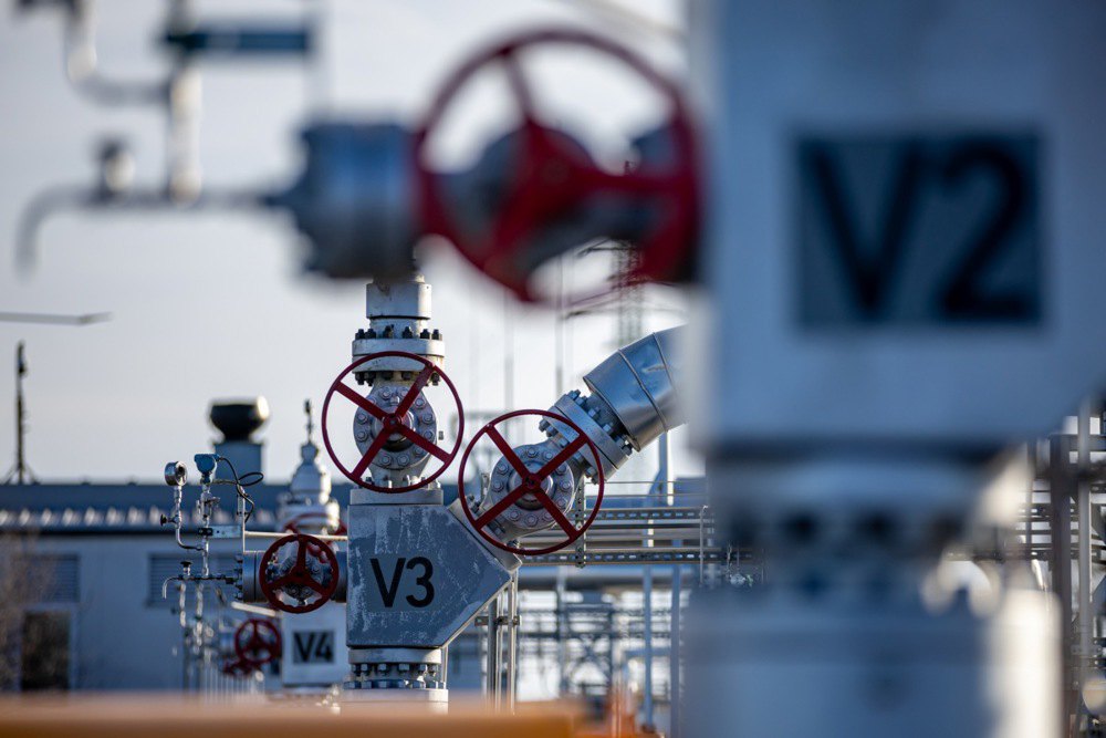 Підземне сховище газу, що експлуатується компанією Gas Storage CZ, поблизу Пршибраму, Чеська Республіка, 9 січня 2025 року