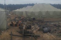 Военный получил ожоги в результате пожара в воинской части в Черниговской области
