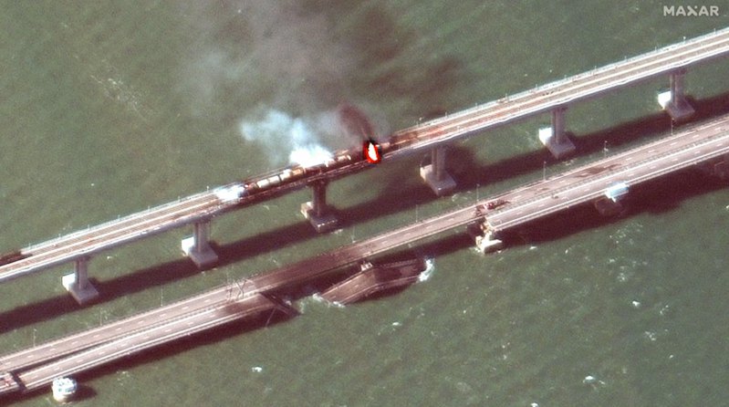 Пожежа на Кримському мосту, 8 жовтня 2022 