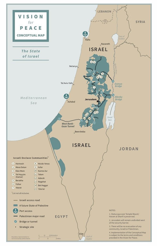 Карта Ізраїлю