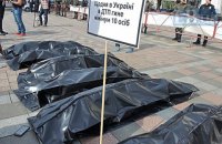 Первое за месяц заседание Рады началось с четырех митингов
