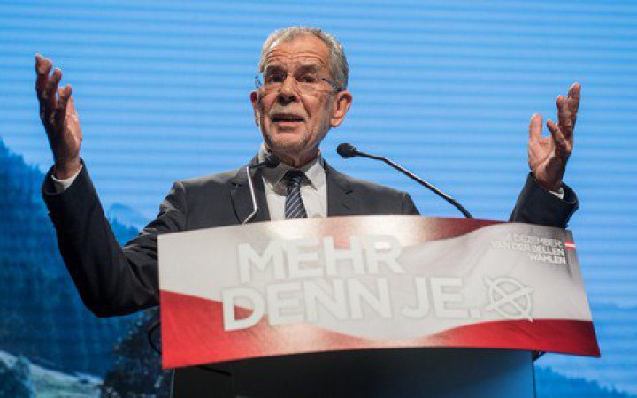 Чинний президент Австрії здобуває перемогу на виборах