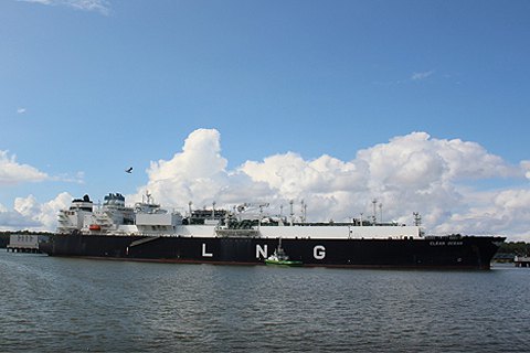 ​В Литву прибыл первый танкер со сжиженным газом из США