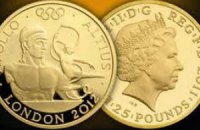 Великобритания выпустила золотую олимпийскую монету