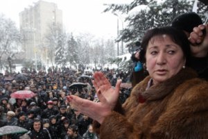 В столице Южной Осетии началась стрельба