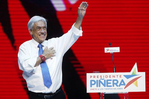 Президентом Чилі вдруге обрано мільярдера Себастьяна Піньєру