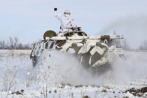 ВСУ на Донбассе отработали занятие огневых рубежей и отражение атаки врага