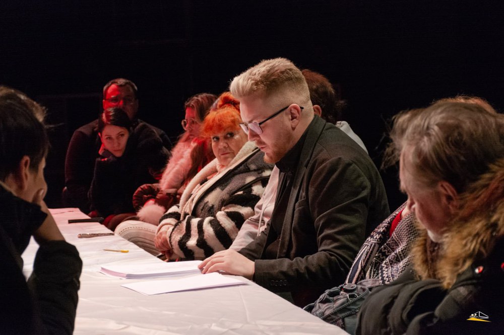 Репетиція вистави 'Гамлет' 