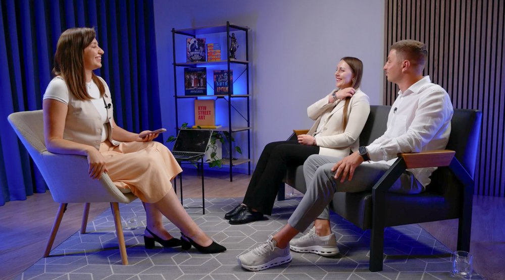 Ірина Андрейців, Євген Донець і Марія Карчевич (у центрі)