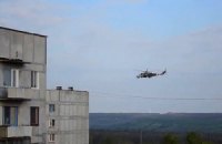 В Славянске продолжился бой: террористов обстреливают с вертолетов