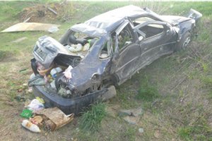 ДТП в Киеве: из-за куска трубы на дороге едва не погиб ребенок