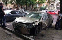 В центре Одессы взорвали автомобиль