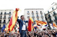 У Барселоні після шести днів акцій сепаратистів відбувся мітинг за єдину Іспанію