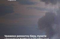 Сили оборони успішно відпрацювали по ремонтній базі РФ та пунктах управління ворога на ТОТ 